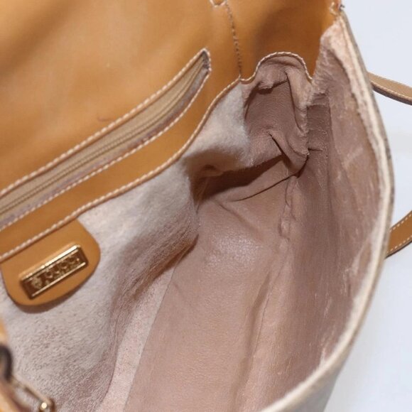 GUCCI Micro GG Supreme Web Sherry Line Bag PVC Beige 001 115 0914 Auth BA7111 - Picture 12 of 16